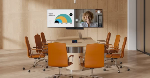 Yealink MeetingBar A40 | All-in-One Video Bar with 4K dual cameras